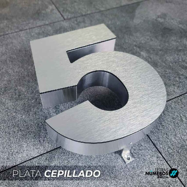 Numeros residenciales 3D b