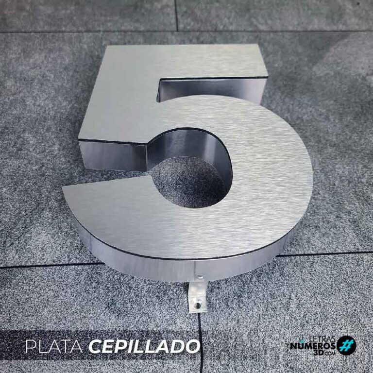 Numeros residenciales 3D f