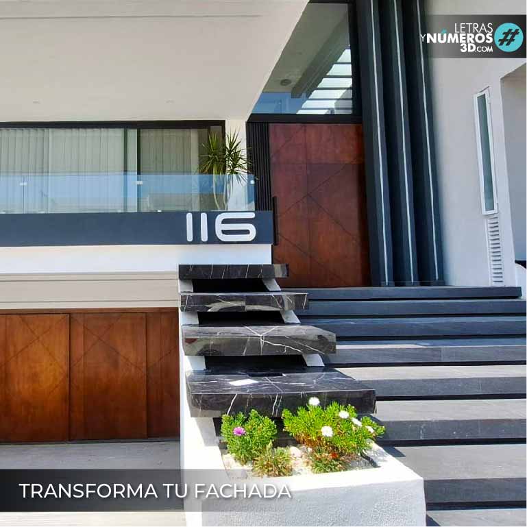 Numeros Residenciales - 3D-13