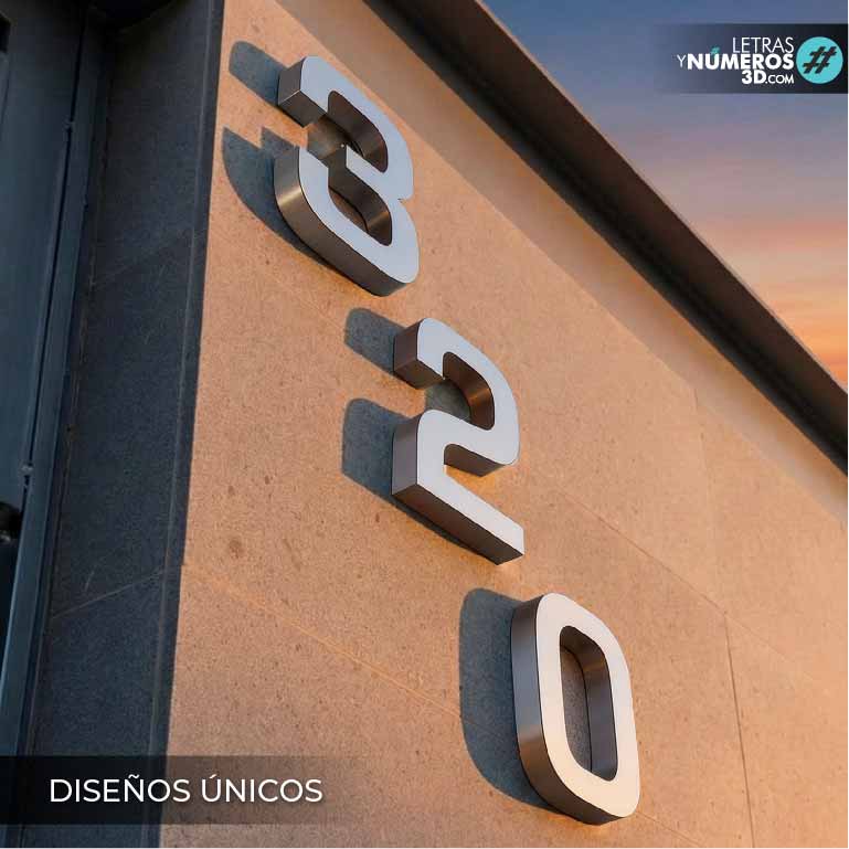 Numeros Residenciales - 3D-14