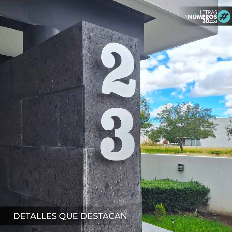 Numeros Residenciales - 3D-15